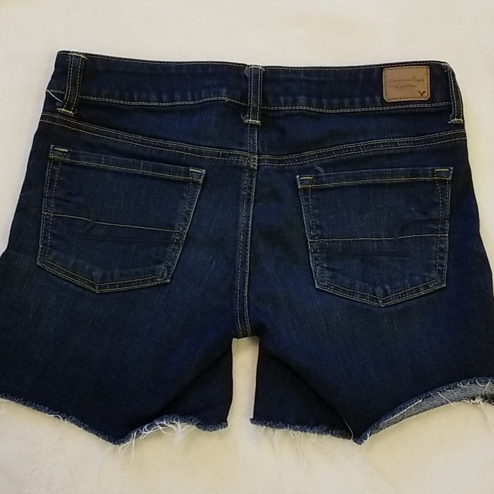 Women's American Eagle Jeans Size 6 Stretch Dark - Picture 2 of 5